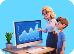 难度动态调整：AI实时分析学生回答质量，自动降低或提升对话难度（如从简单问答进阶到角色扮演），匹配孩子当前水平，避免“一刀切”式练习。